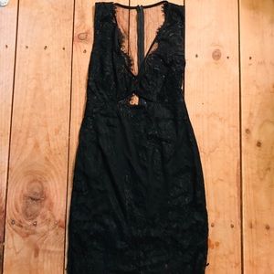 Tobi Black Lace Dress